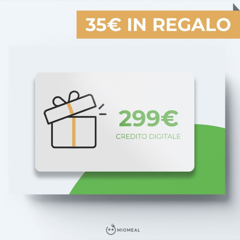 RICARICA 299€ IN REGALO 35€